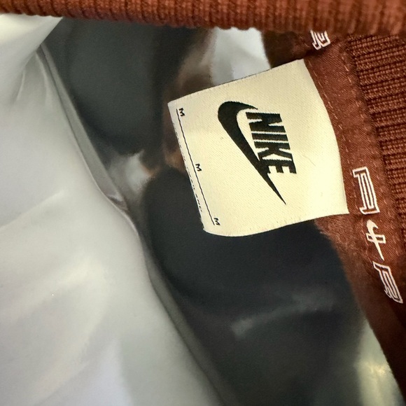 Nike Brown Velour Bomber Jacket - Picture 5 of 5